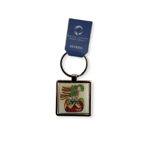 Arma Christi Pelican Metal Keyring